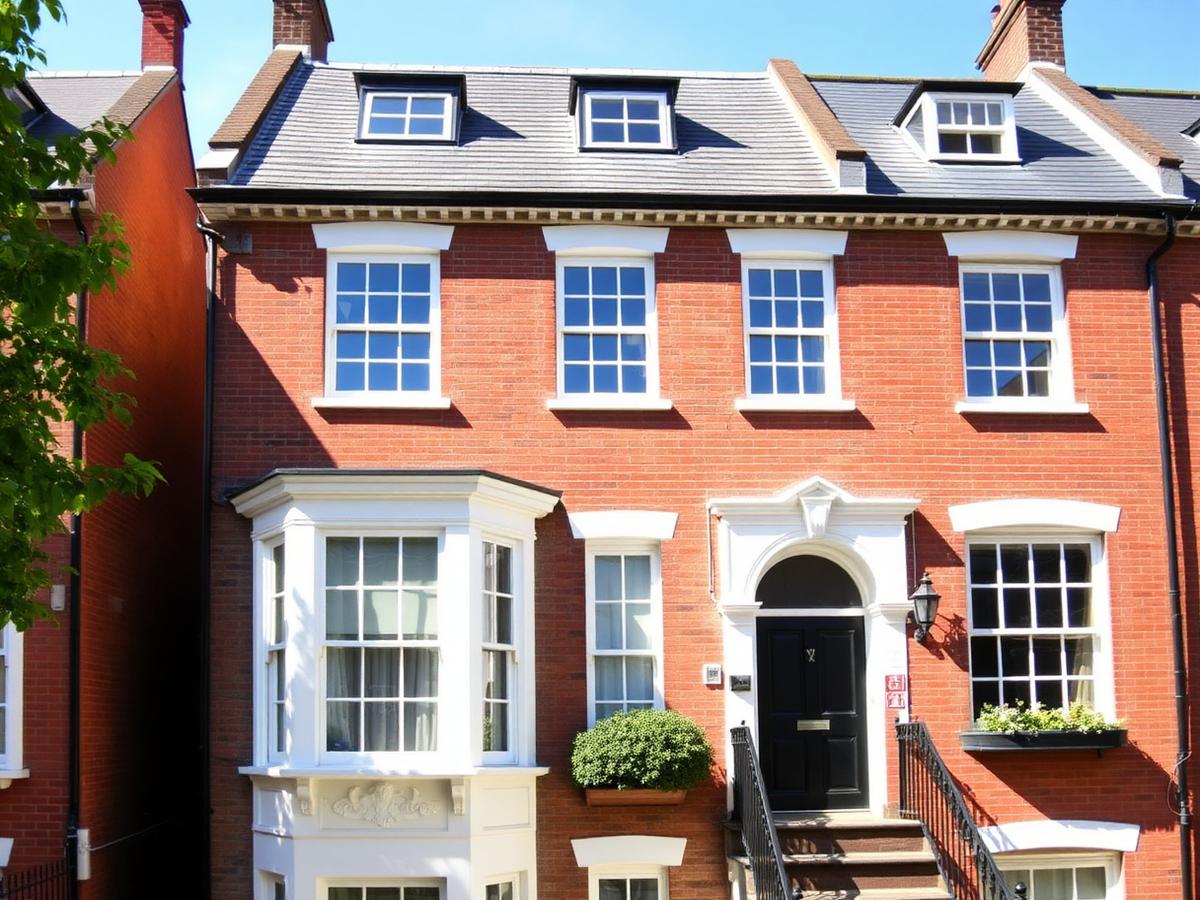 Restored Victorian London townhouse